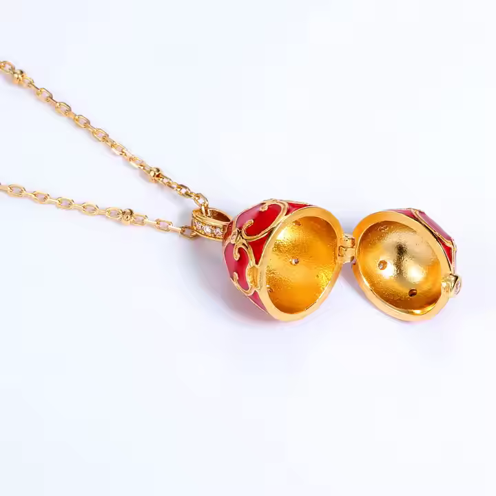 Scarlet Empress Gilded Heart Locket