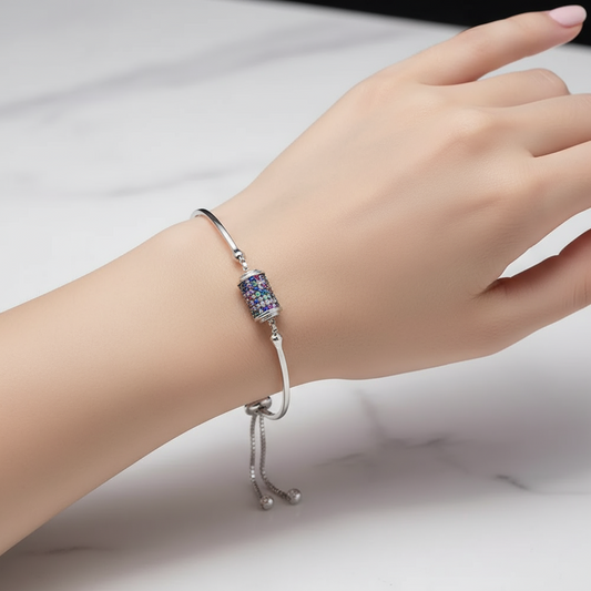 Confetti Charm Bolo Bracelet