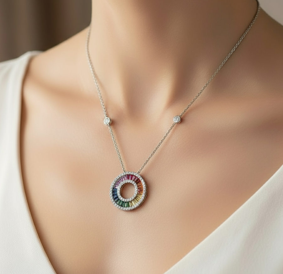 Halo of Hues Necklace