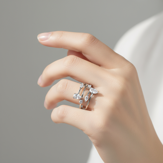 Dewdrop Embrace Ring