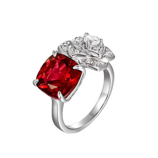 Regal Ruby Rose Ring